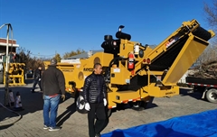 2019年，長(zhǎng)春市伊通河設(shè)施維護(hù)處采購(gòu)一臺(tái)Rayco大型粉碎機(jī)1754.